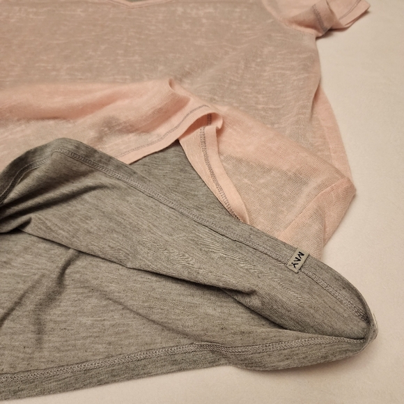 Marc New York Performance Pink & Gray Short Sleeve Top - Picture 10 of 11